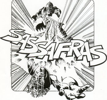 Logo for Welsh band Sassafras